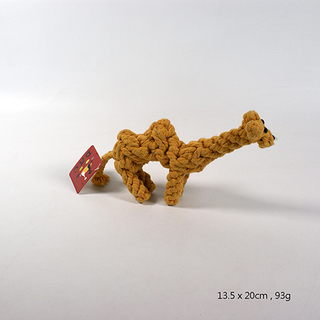 犬用編み込みコットンキャメル